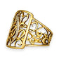 GOLD DEAL | 9ct (9K) Gold Ornate Filigree Statement Ring Size O