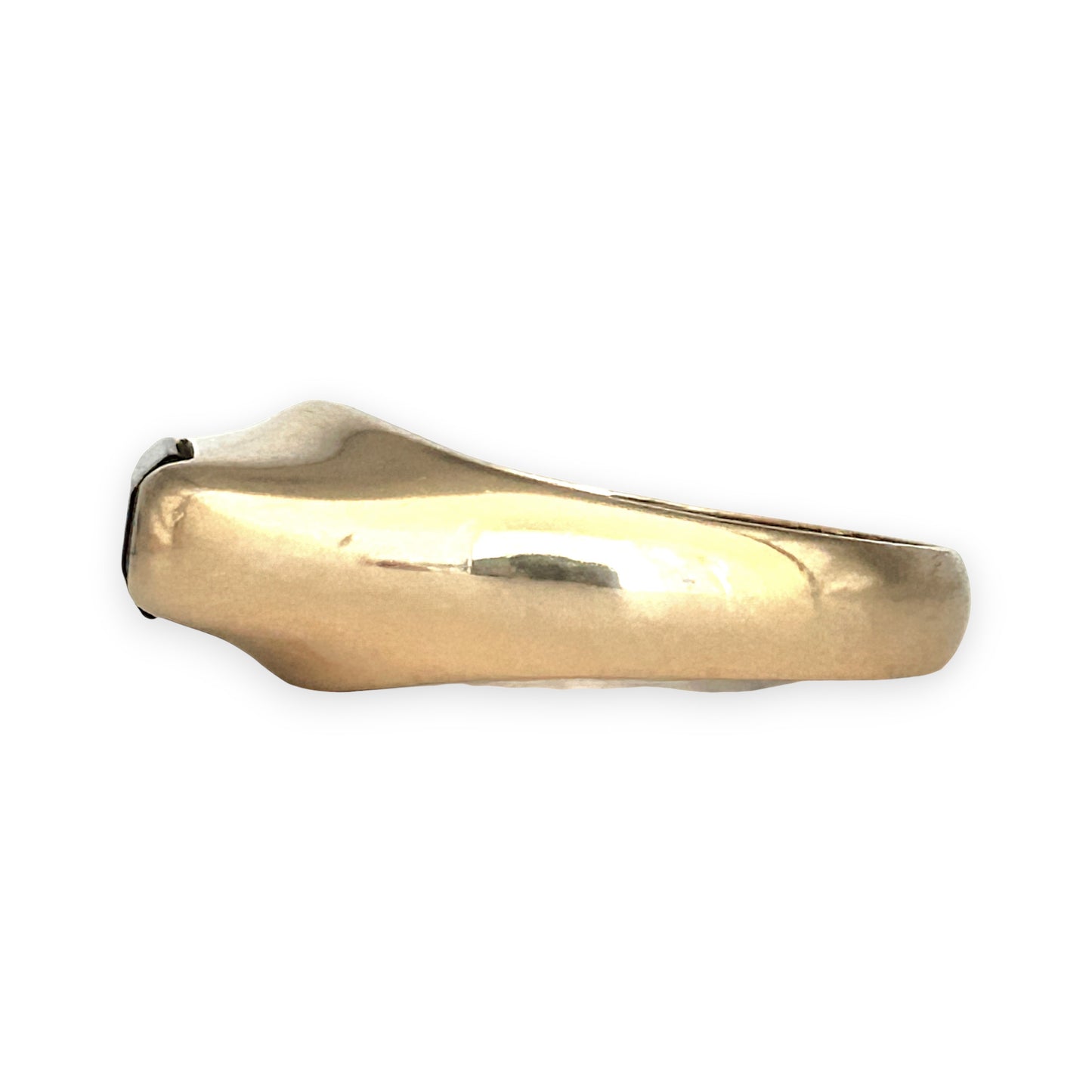 GOLD DEAL | 9ct (9K) Gold Garnet Forge Ring Size X