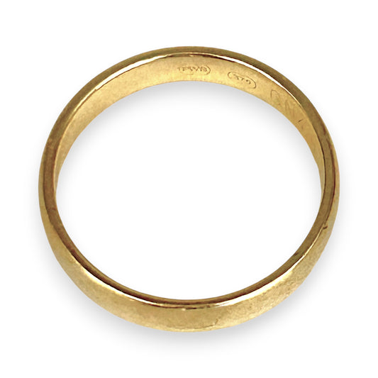 GOLD DEAL | 9ct (9K) Gold 4.5mm Minimalist Plain Band Ring Size Q