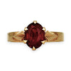 GOLD DEAL | 9ct (9K) Gold Elegant Ruby Accent Ring