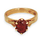 GOLD DEAL | 9ct (9K) Gold Elegant Ruby Accent Ring