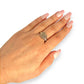 GOLD DEAL | FLASH SALE 9ct (9K) Gold Vintage Shield Crest Ring Size Q1/2