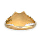GOLD DEAL | FLASH SALE 9ct (9K) Gold Vintage Shield Crest Ring Size Q1/2