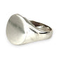 GOLD DEAL | FLASH SALE 9ct (9K) White Gold  Minimalist Signet Ring Size M