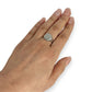 GOLD DEAL | FLASH SALE 9ct (9K) White Gold  Minimalist Signet Ring Size M