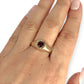 GOLD DEAL | FLASH SALE 9ct (9K) Gold Vintage Ruby Halo Ring Size U