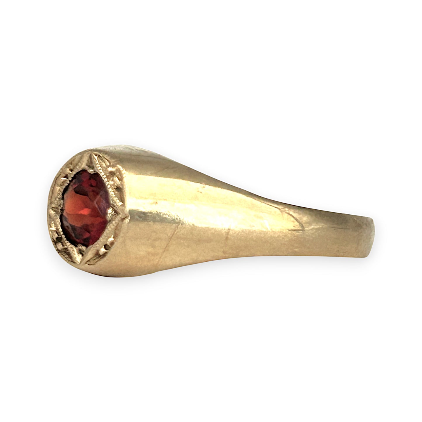 GOLD DEAL | FLASH SALE 9ct (9K) Gold Vintage Ruby Halo Ring Size U