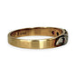 GOLD DEAL | 9ct (9K) Y/W Gold Trio Ruby Vintage Ring with Diamonds Size O
