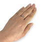 GOLD DEAL | 9ct (9K) Y/W Gold Trio Ruby Vintage Ring with Diamonds Size O
