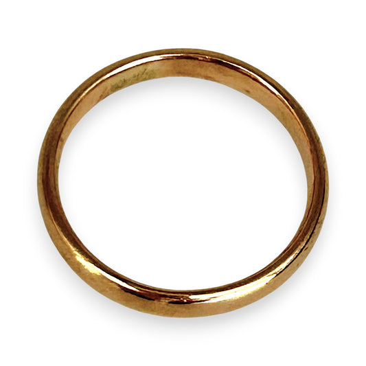 GOLD DEAL | 9ct (9K) Gold 3.8mm Minimalist Plain Band Ring Size V