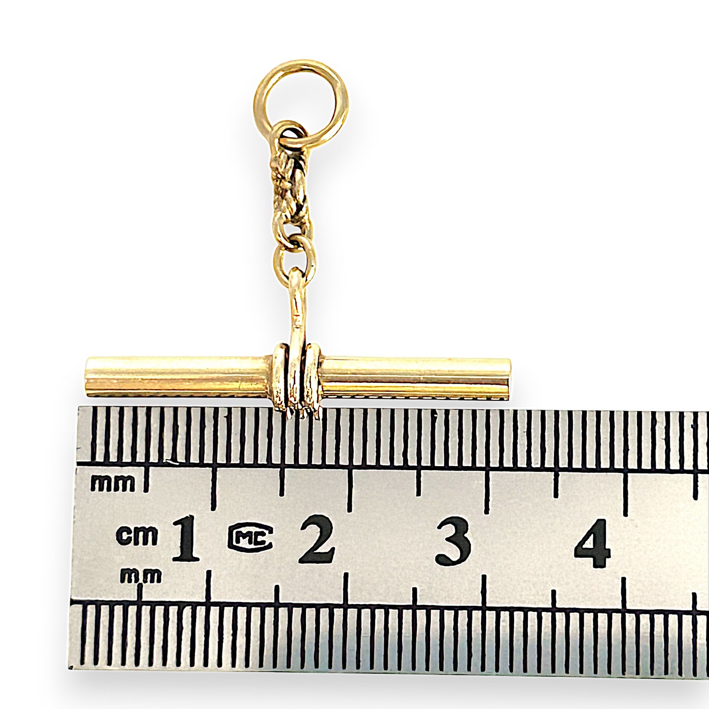 GOLD DEAL | 9ct (9K) Gold Vintage Solid T Bar Pendant