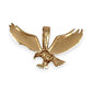 GOLD DEAL | 9ct Gold Eagle Pendant with a pair of Diamonds