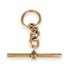 GOLD DEAL | FLASH SALE 9ct (9K) Gold Vintage Solid T Bar Pendant with Oval Link