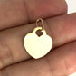 GOLD DEAL | 9K Gold Smooth-Faced Heart Pendant