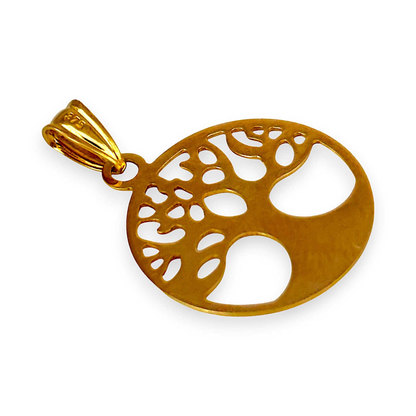 GOLD DEAL | 9ct Gold Tree of Life Round Pendant