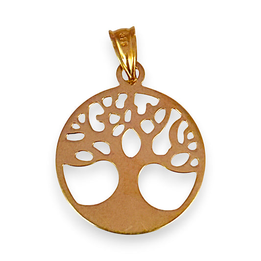 GOLD DEAL | 9ct Gold Tree of Life Round Pendant