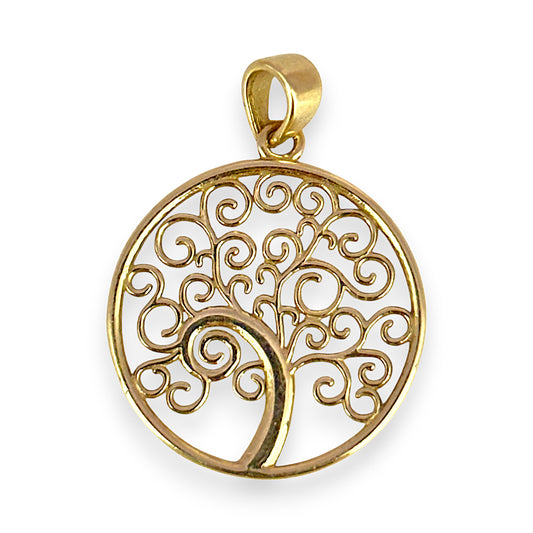 9ct Gold Tree of Life Pendant. R # 981