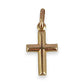 9ct Gold Cross Spherical Small Pendant. R # 983