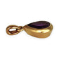 GOLD DEAL | 9K Gold Tear Drop Amethyst Pendant