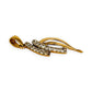 GOLD DEAL | 9ct (9K) Gold Double-Curve Flourish Pendant Refurbished