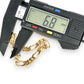 GOLD DEAL | FLASH SALE 9ct (9K) Gold Refurbished 6.8mm Figaro Link Bracelet Length 22cm