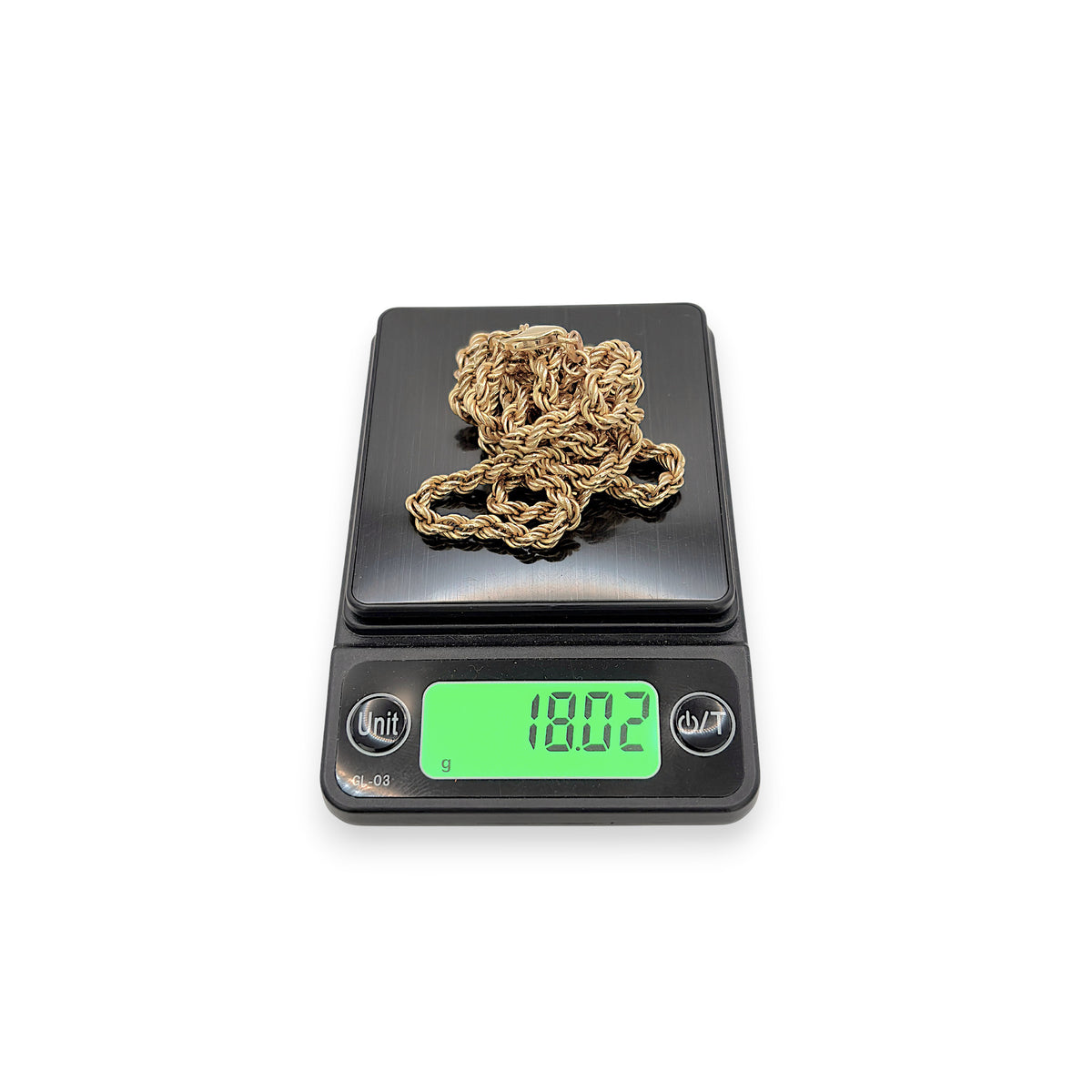 NZGD | 14ct Gold Prestige Rope Link Chain 72cm