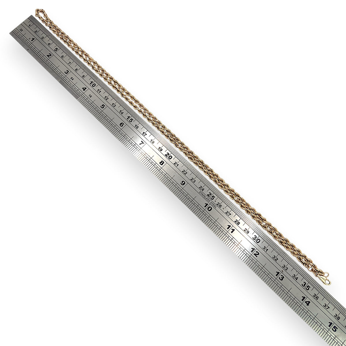 NZGD | 14ct Gold Prestige Rope Link Chain 72cm