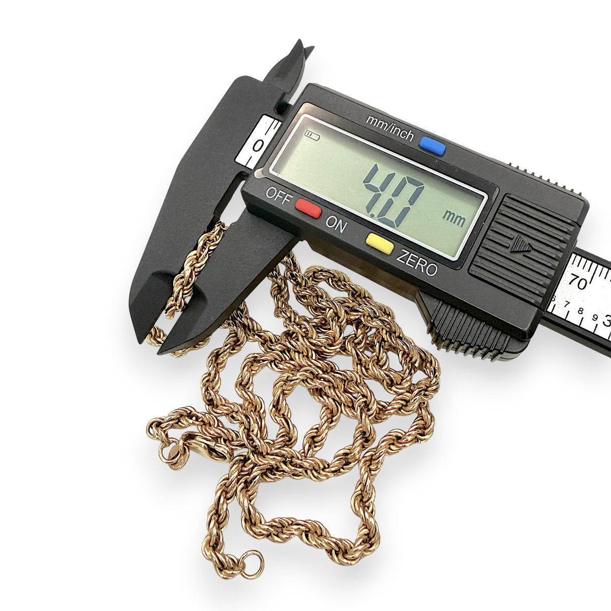 NZGD | 14ct Gold Prestige Rope Link Chain 72cm