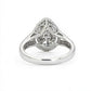 BRAND NEW | 9ct White Gold Celestial Teardrop Ring Valuation $3,000
