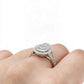 BRAND NEW | 9ct White Gold Celestial Teardrop Ring Valuation $3,000