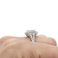 BRAND NEW | 9ct White Gold Celestial Teardrop Ring Valuation $3,000