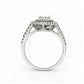 BRAND NEW | 9ct White Gold Celestial Teardrop Ring Valuation $3,000