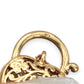 NZGD | 9ct Gold Vintage Violet Padlock Charm Bracelet 18cm