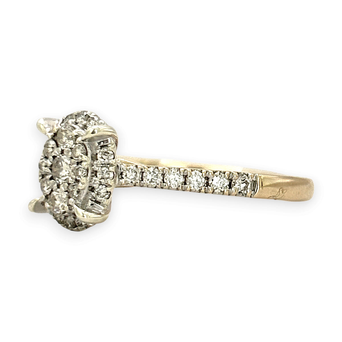 NZGD | 9ct Gold Starlight Bloom Diamond Ring Valuation $2,150