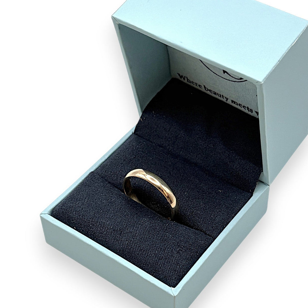 NZGD | 9ct Gold Heritage Court Ring Band Size V