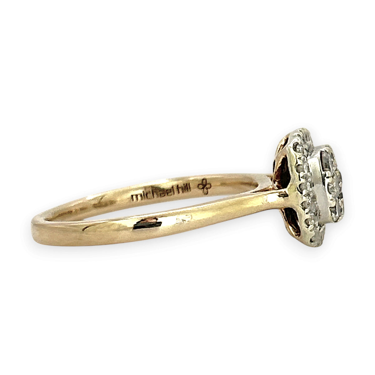 NZGD | 10ct Gold Michael Hill Golden Aura Diamond Ring Valuation $2,400