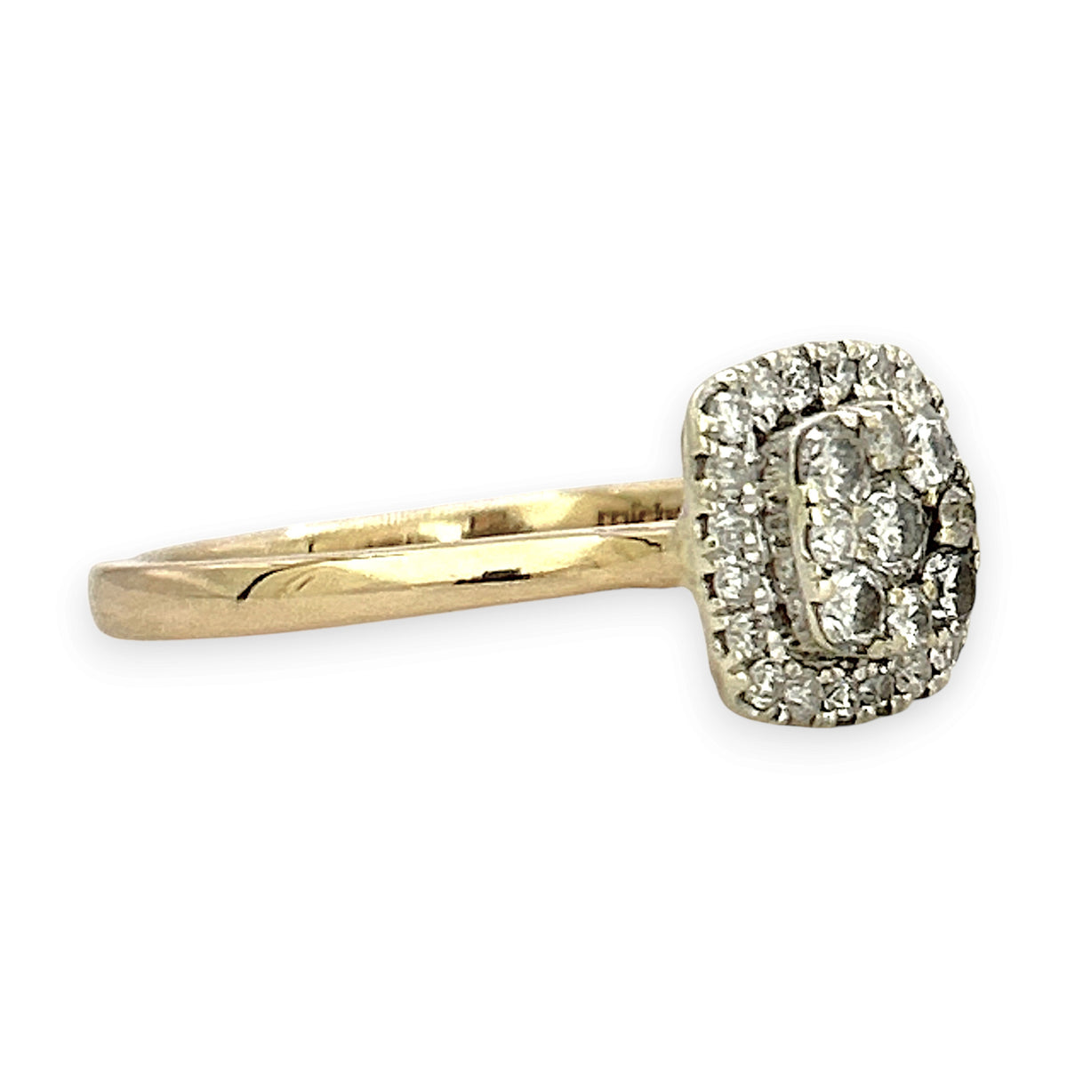 NZGD | 10ct Gold Michael Hill Golden Aura Diamond Ring Valuation $2,400