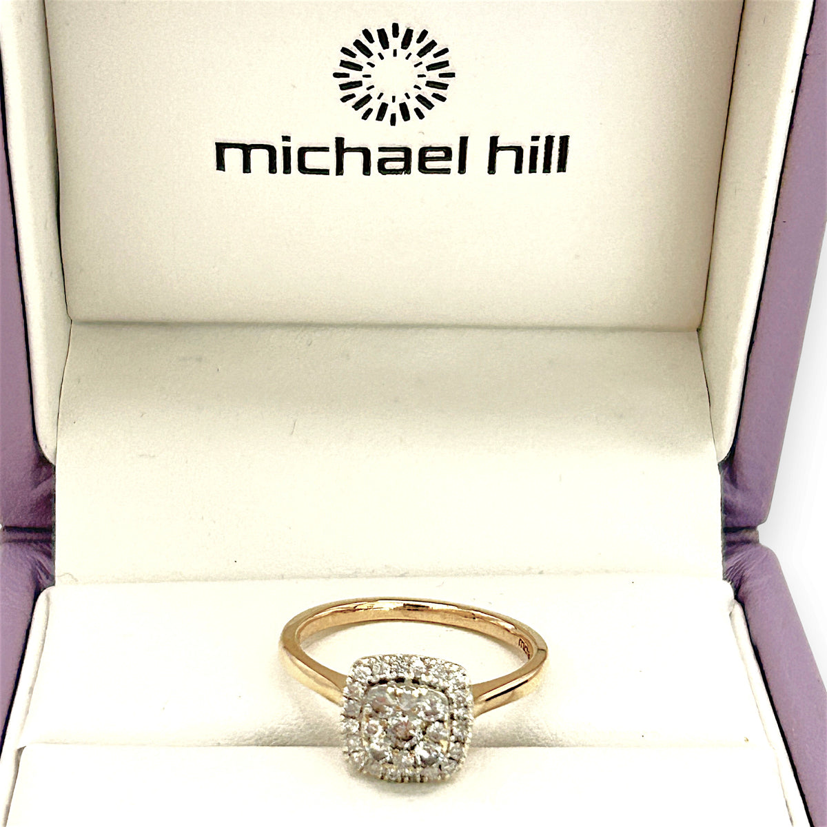 NZGD | 10ct Gold Michael Hill Golden Aura Diamond Ring Valuation $2,400