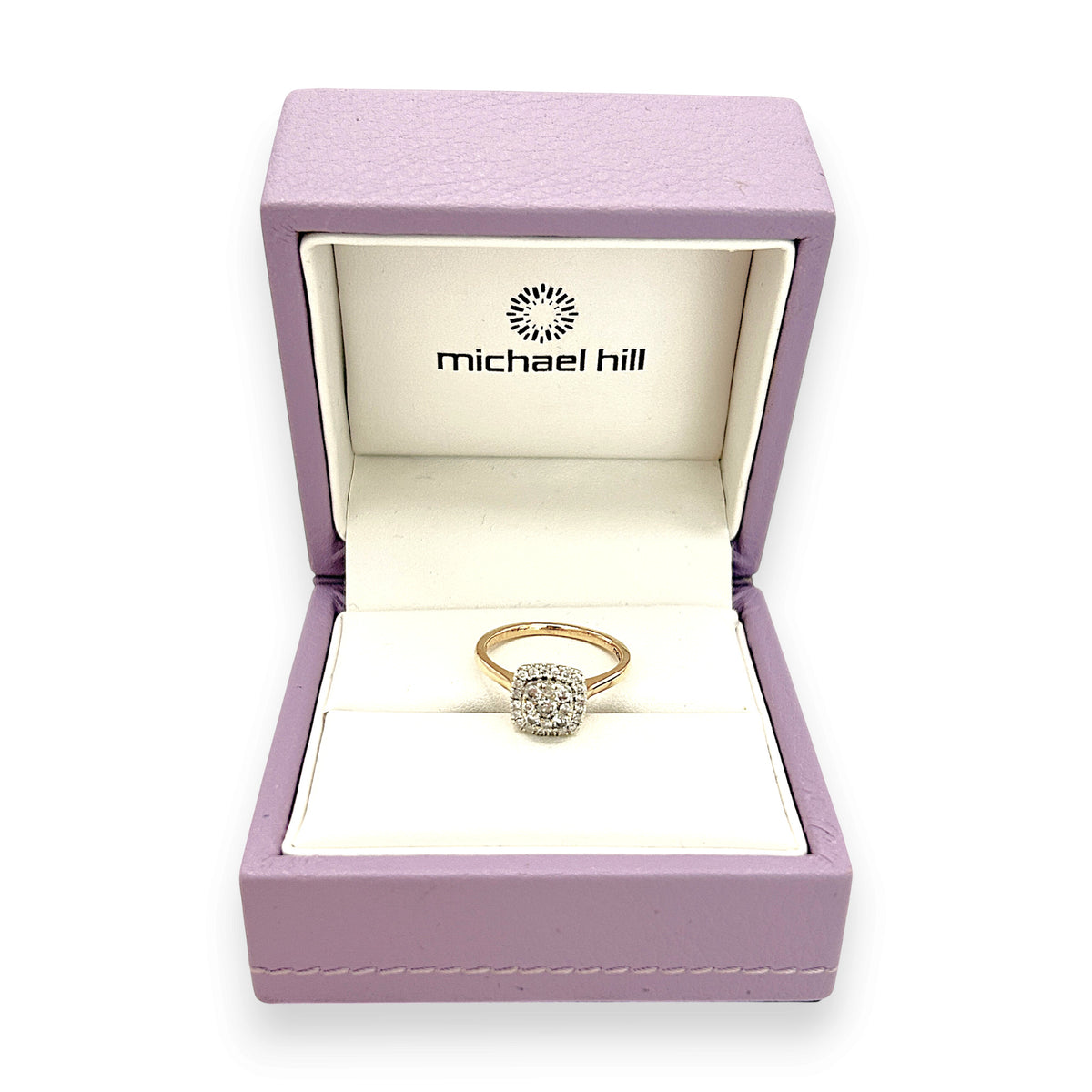 NZGD | 10ct Gold Michael Hill Golden Aura Diamond Ring Valuation $2,400