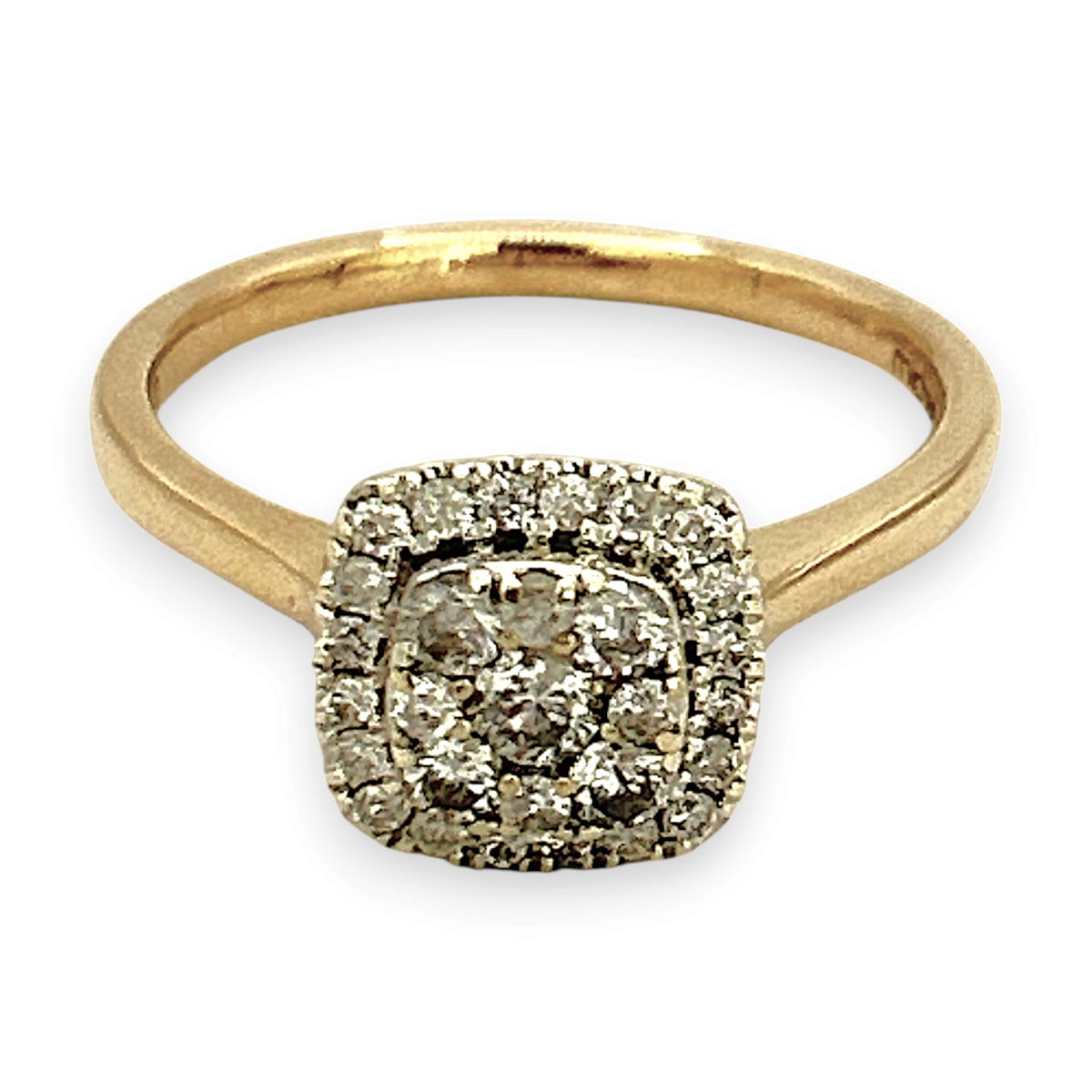 NZGD | 10ct Gold Michael Hill Golden Aura Diamond Ring Valuation $2,400