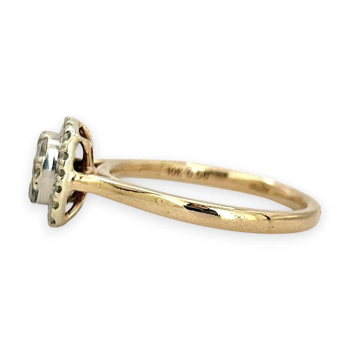 NZGD | 10ct Gold Michael Hill Golden Aura Diamond Ring Valuation $2,400