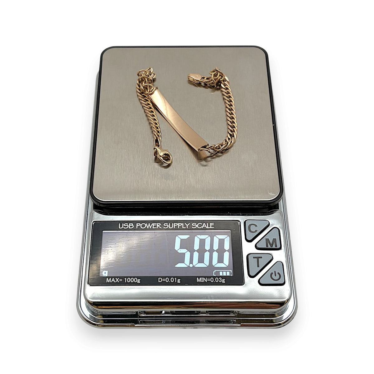 NZGD | 18ct Gold Distinguished ID Bracelet 19cm