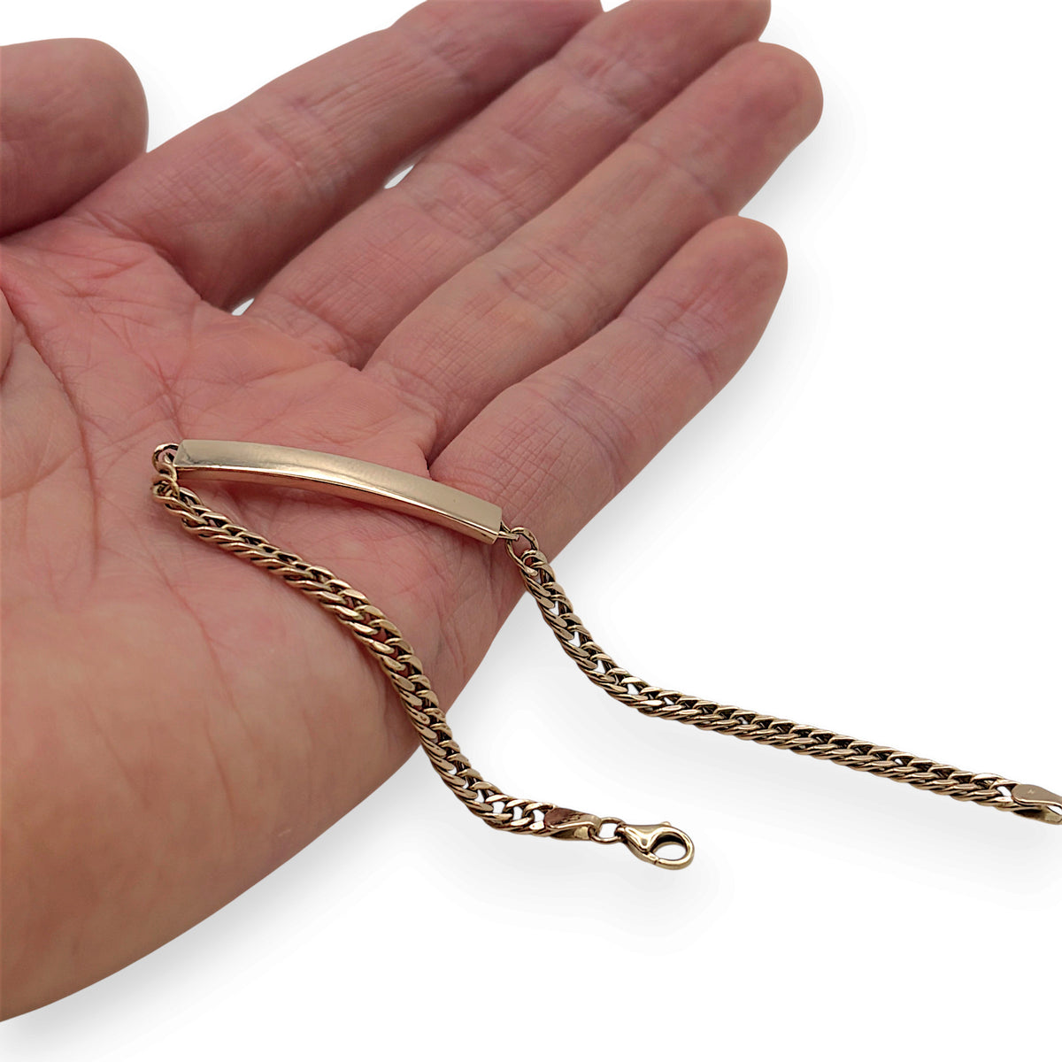 NZGD | 18ct Gold Distinguished ID Bracelet 19cm