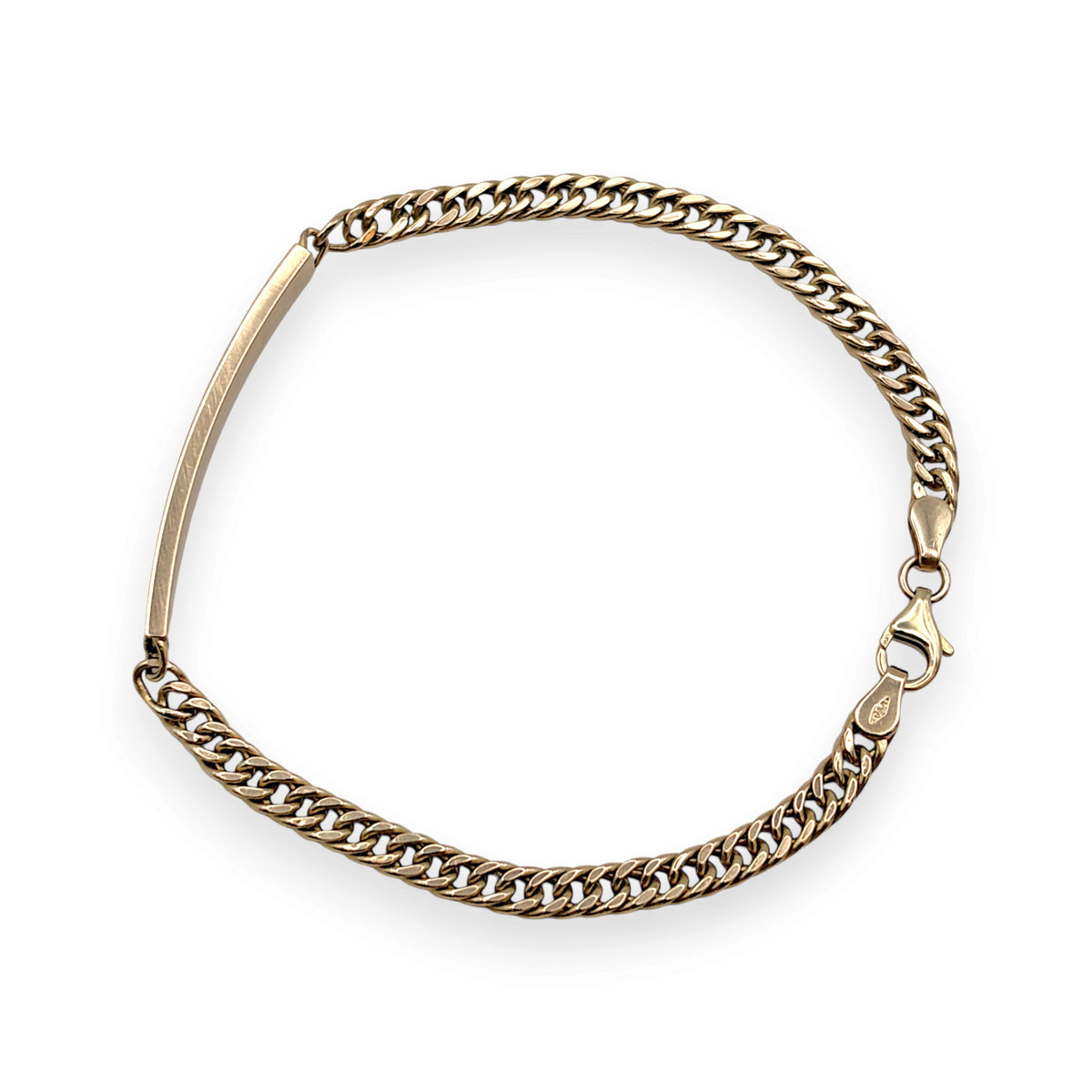 NZGD | 18ct Gold Distinguished ID Bracelet 19cm