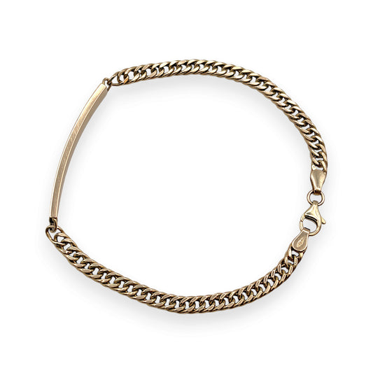 NZGD | 18ct Gold Distinguished ID Bracelet 19cm