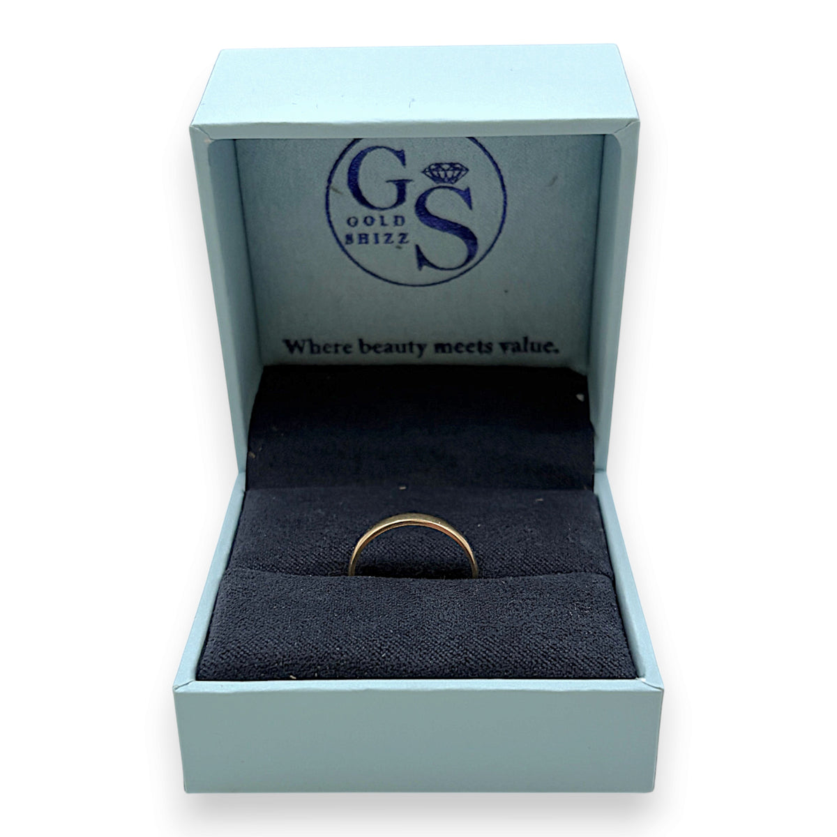 NZGD | 18ct Gold Eternal Crest Wedding Band Ring Size K