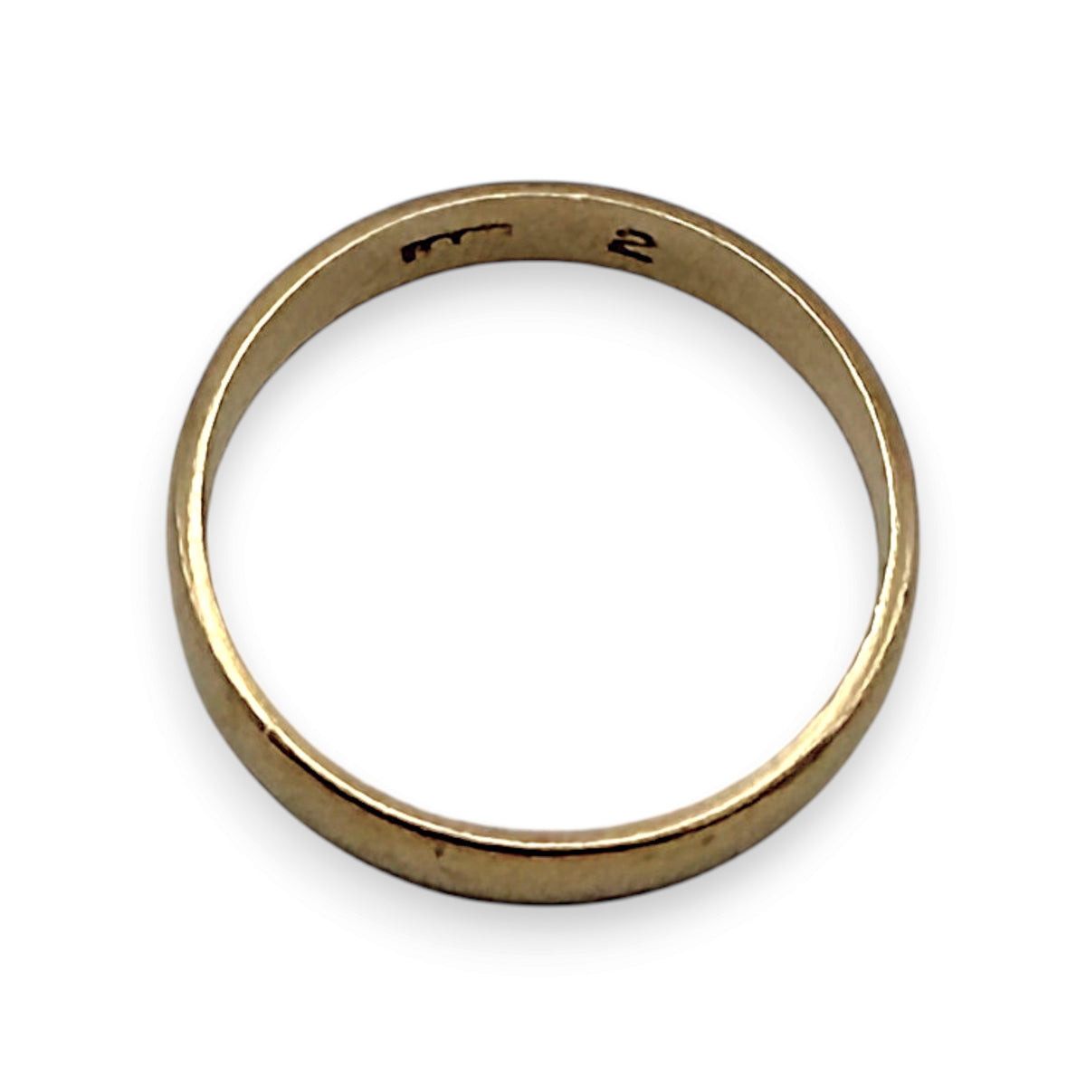 NZGD | 18ct Gold Eternal Crest Wedding Band Ring Size K