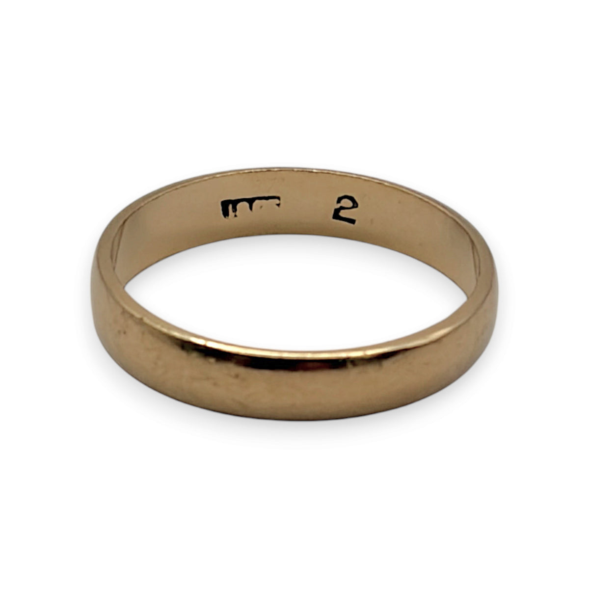 NZGD | 18ct Gold Eternal Crest Wedding Band Ring Size K