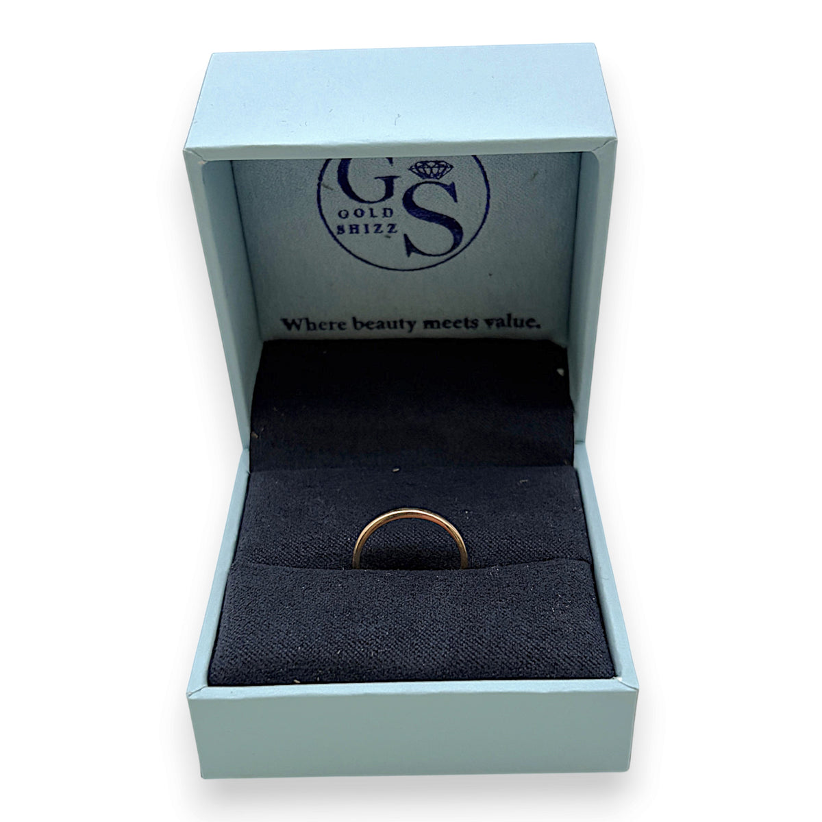 NZGD | 18ct Gold Signature Wedding Band Size H 1/2