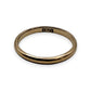 NZGD | 18ct Gold Signature Wedding Band Size H 1/2